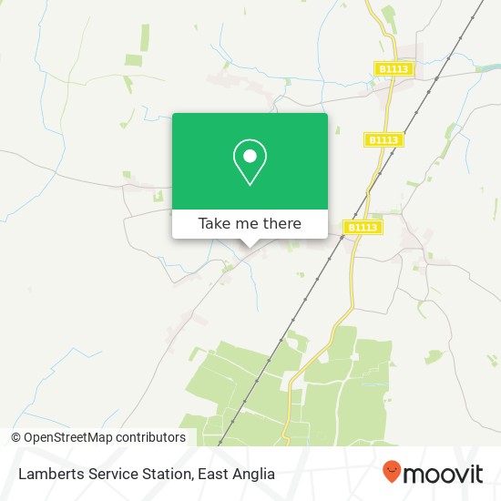 Lamberts Service Station, Shop Green Bacton Stowmarket IP14 4 map