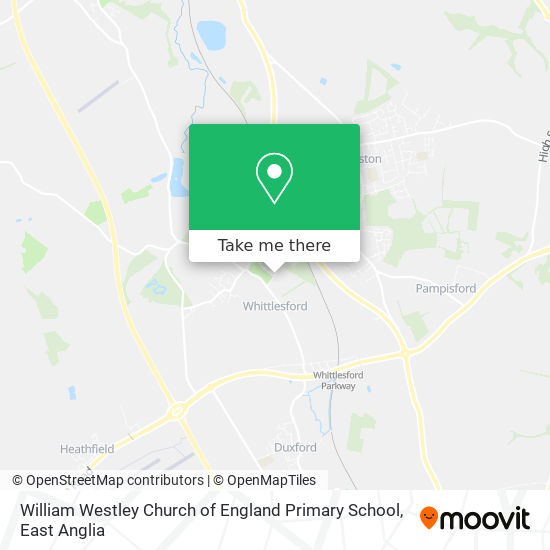 William Westley Church of England Primary School map