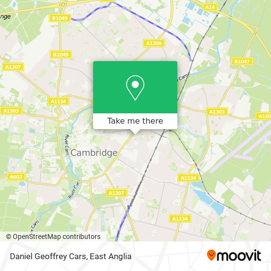 Daniel Geoffrey Cars map