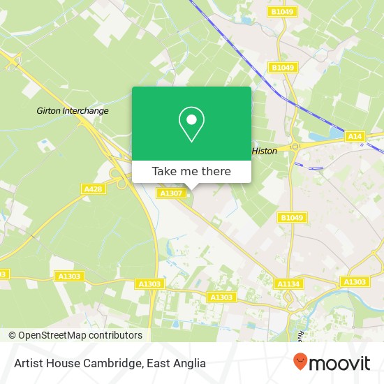 Artist House Cambridge, 36 Girton Road Girton Cambridge CB3 0LL map