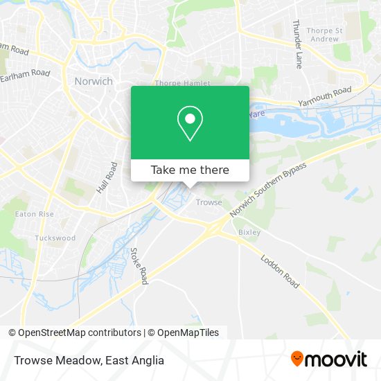 Trowse Meadow map