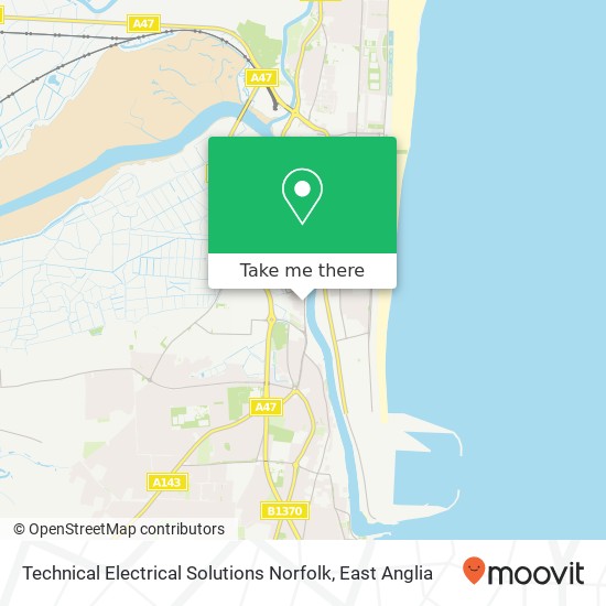 Technical Electrical Solutions Norfolk, Southtown Road Great Yarmouth Great Yarmouth NR31 0LA map
