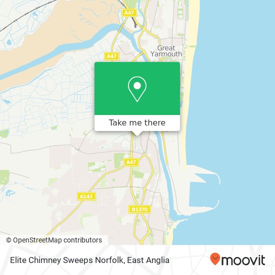 Elite Chimney Sweeps Norfolk, 30 Common Road Gorleston Great Yarmouth NR31 0QF map