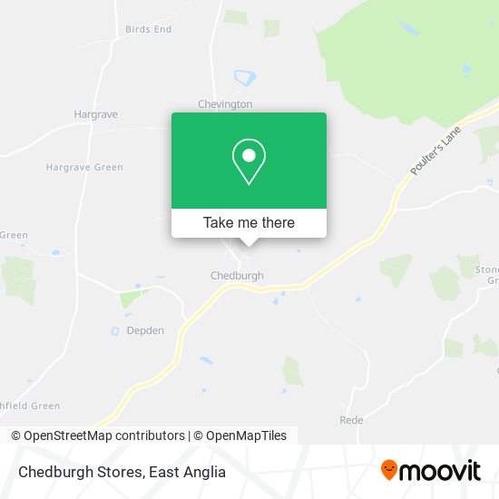 Chedburgh Stores map