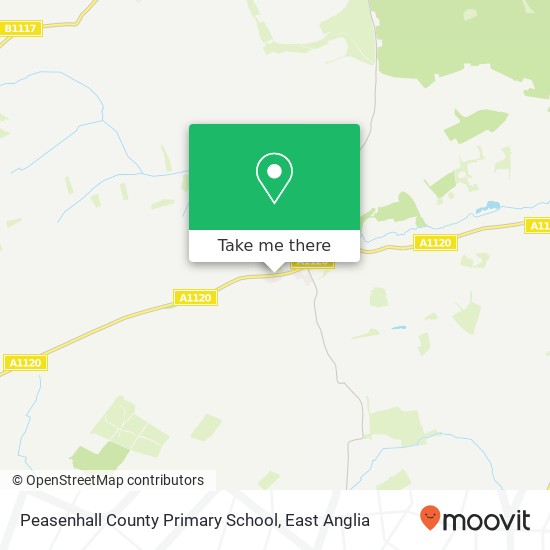 Peasenhall County Primary School, Hackney Road Peasenhall Saxmundham IP17 2HS map