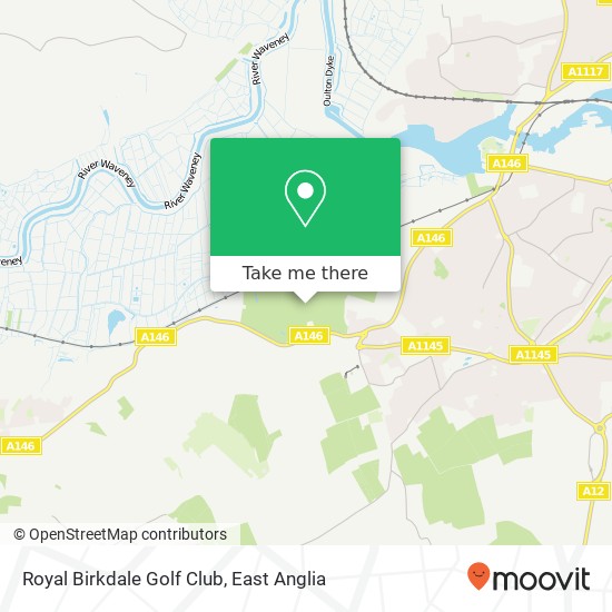 Royal Birkdale Golf Club, Carlton Colville Carlton Colville Lowestoft NR33 8 map