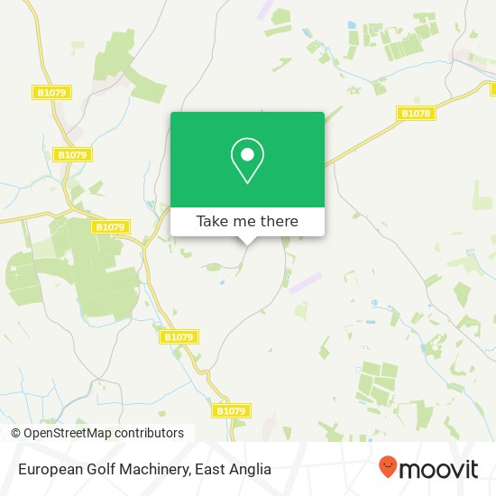 European Golf Machinery, Snipe Farm Road Clopton Woodbridge IP13 6 map