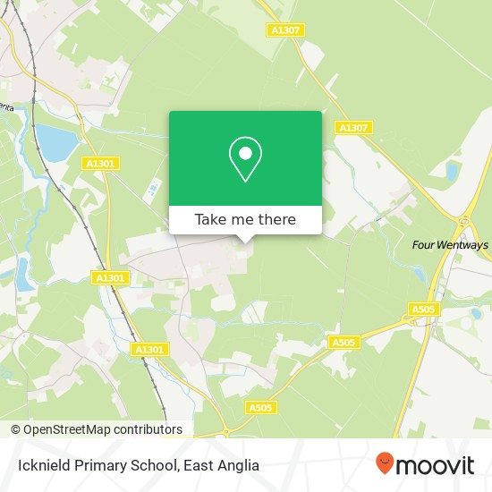 Icknield Primary School, Lynton Way Sawston Cambridge CB22 3 map