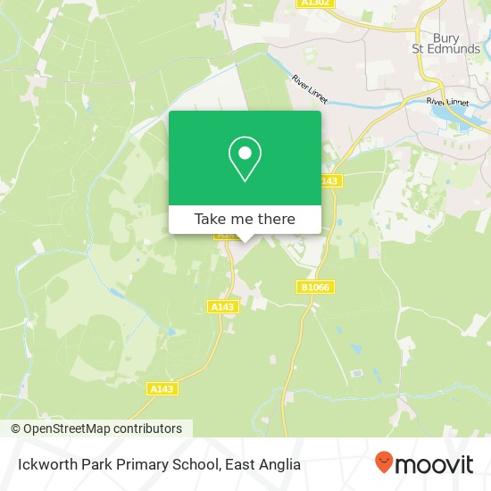 Ickworth Park Primary School, Meadow Drive Horringer Bury St Edmunds IP29 5SB map