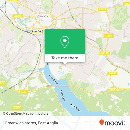 Greenwich stores map