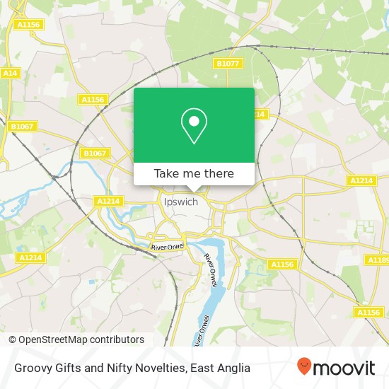 Groovy Gifts and Nifty Novelties map