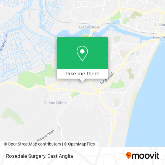 Rosedale Surgery map