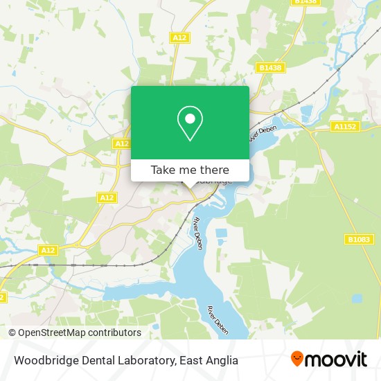 Woodbridge Dental Laboratory map