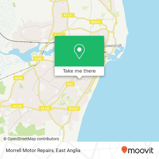 Morrell Motor Repairs, 129 Carlton Road Lowestoft Lowestoft NR33 0LZ map
