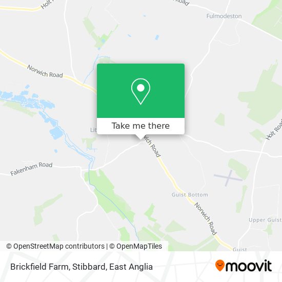 Brickfield Farm, Stibbard map