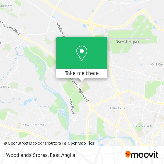 Woodlands Stores map