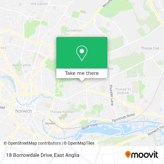 18 Borrowdale Drive map