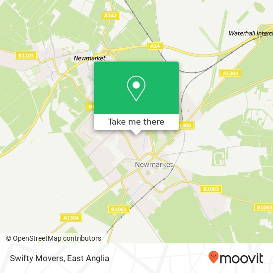 Swifty Movers, George Lambton Avenue Newmarket Newmarket CB8 0 map