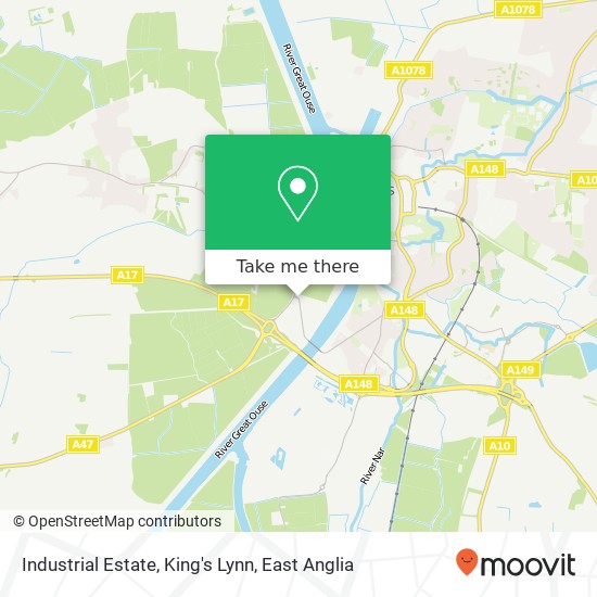 Industrial Estate, King's Lynn map
