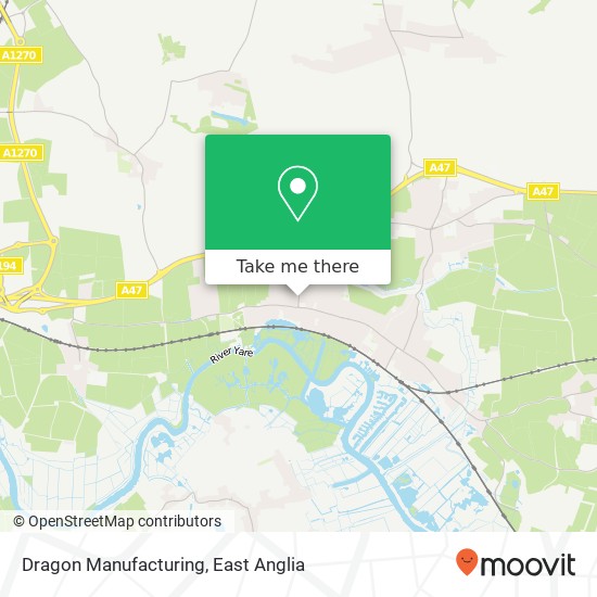 Dragon Manufacturing, 10 Cucumber Lane Brundall Norwich NR13 5QY map