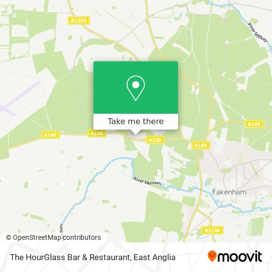 The HourGlass Bar & Restaurant map