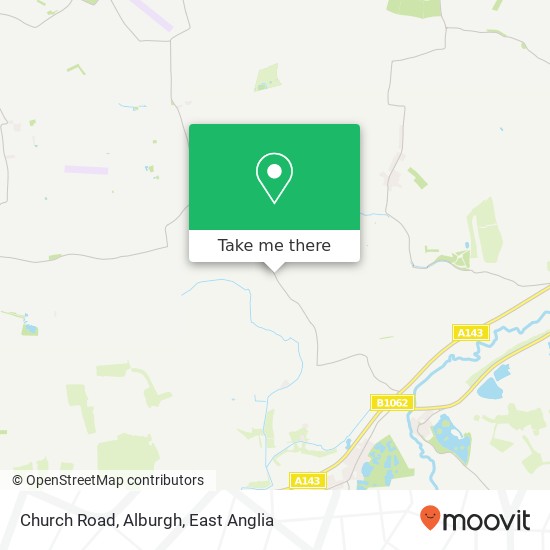 Church Road, Alburgh map