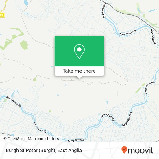 Burgh St Peter map