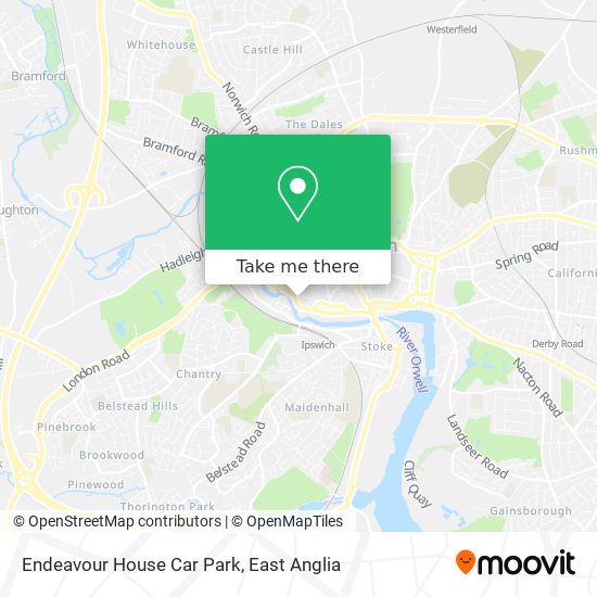 Endeavour House Car Park map