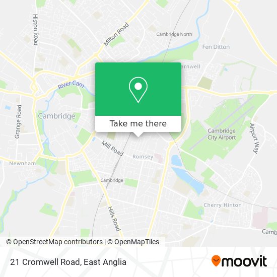 21 Cromwell Road map