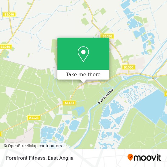 Forefront Fitness map
