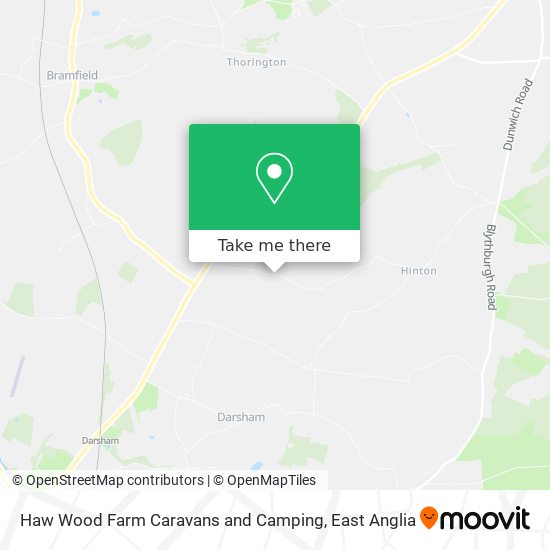 Haw Wood Farm Caravans and Camping map