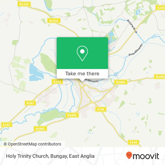 Holy Trinity Church, Bungay map