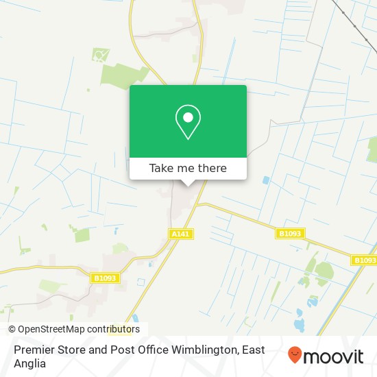 Premier Store and Post Office Wimblington, Norfolk Street Wimblington March PE15 0QA map