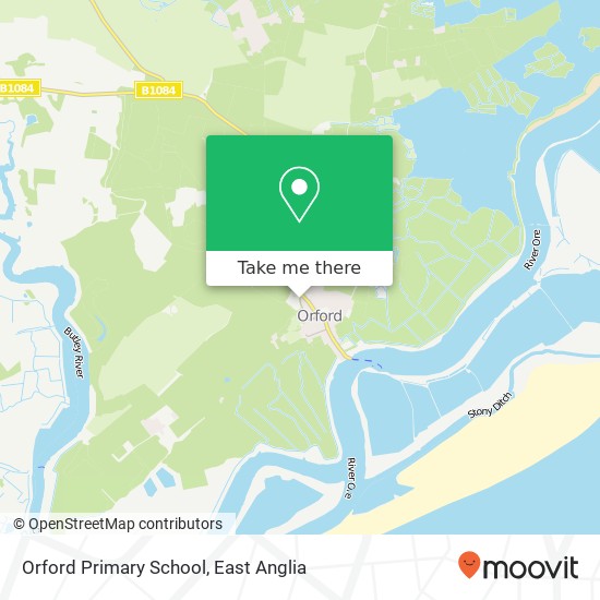 Orford Primary School, Mundays Lane Orford Woodbridge IP12 2 map