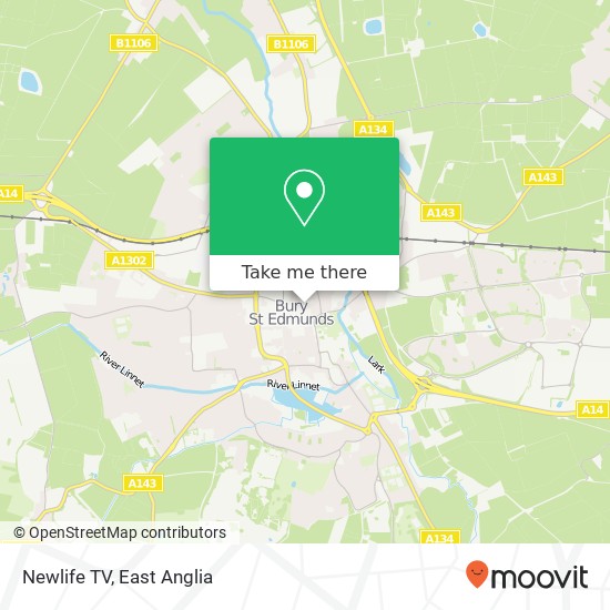 Newlife TV, 5 Garland Street Bury St Edmunds Bury St Edmunds IP33 1FA map