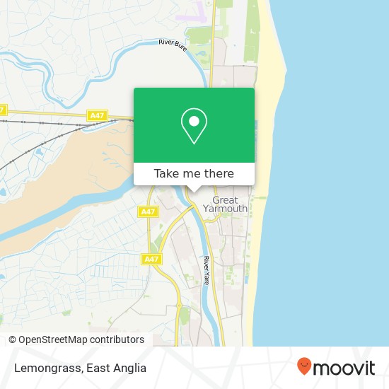 Lemongrass, 12 George Street Great Yarmouth Great Yarmouth NR30 1HR map