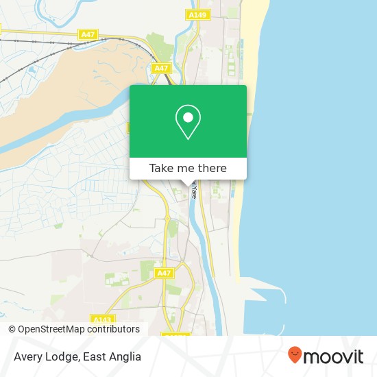 Avery Lodge, 93 Southtown Road Great Yarmouth Great Yarmouth NR31 0JX map