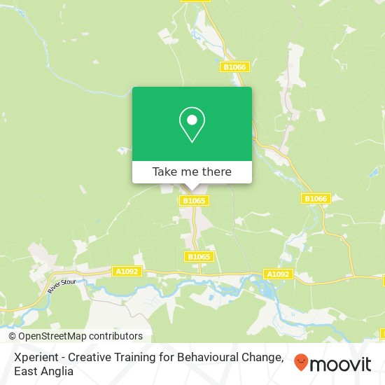 Xperient - Creative Training for Behavioural Change, Harpurs Road Glemsford Sudbury CO10 7 map