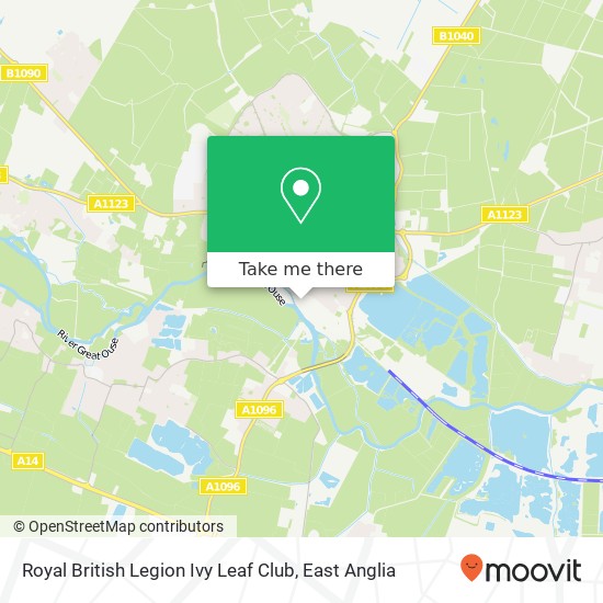Royal British Legion Ivy Leaf Club map