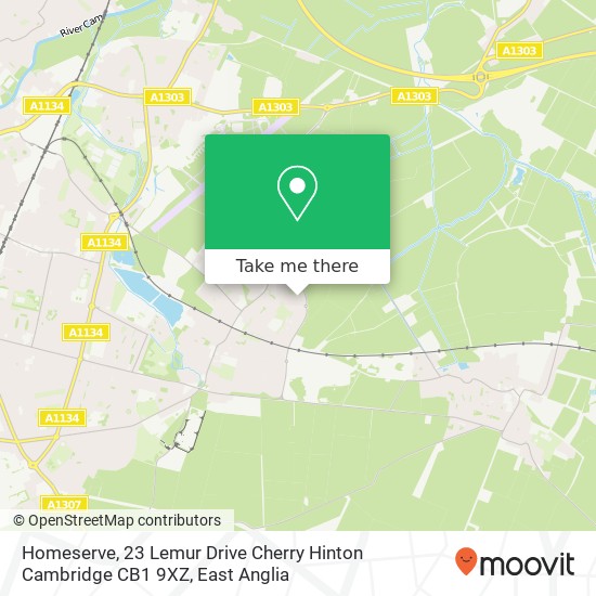 Homeserve, 23 Lemur Drive Cherry Hinton Cambridge CB1 9XZ map