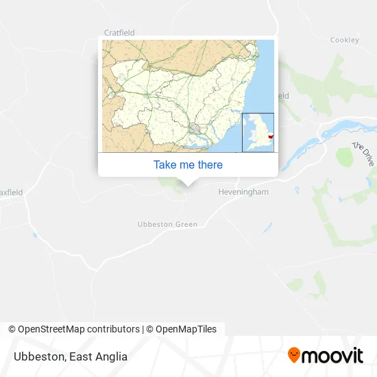 Ubbeston map