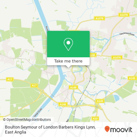 Boulton Seymour of London Barbers Kings Lynn, 27 St James Street King's Lynn King's Lynn PE30 5GG map