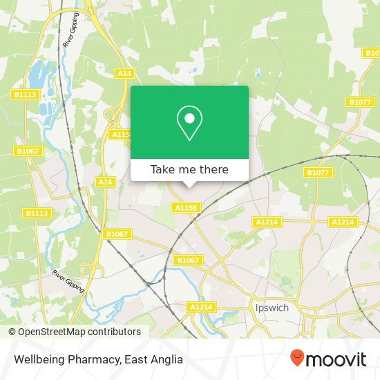 Wellbeing Pharmacy map