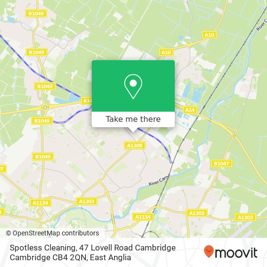 Spotless Cleaning, 47 Lovell Road Cambridge Cambridge CB4 2QN map