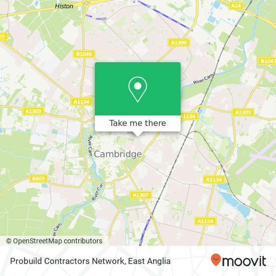 Probuild Contractors Network map