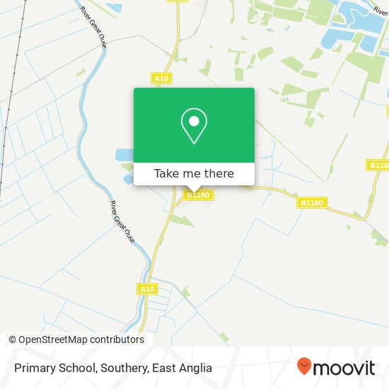 Primary School, Southery map