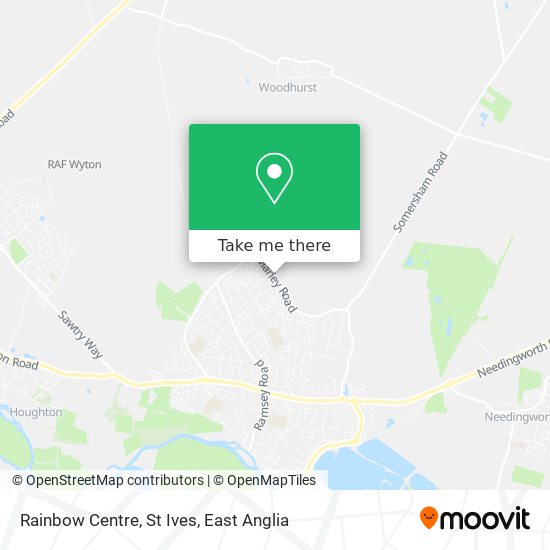 Rainbow Centre, St Ives map
