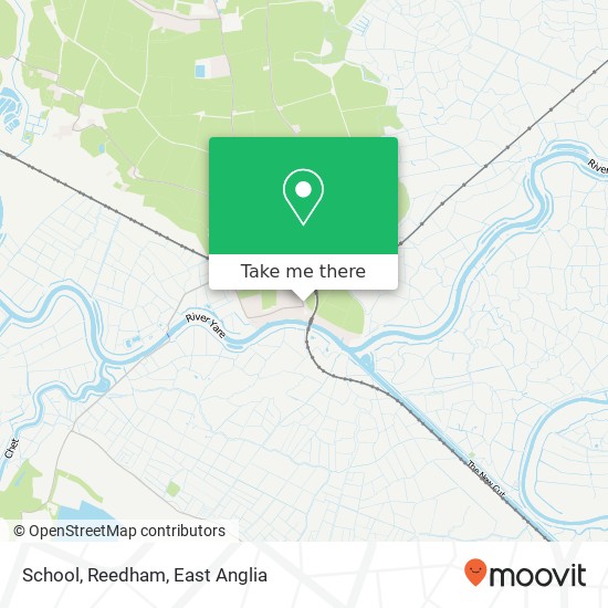 School, Reedham map