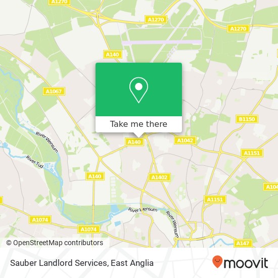 Sauber Landlord Services, 28 Boundary Road Hellesdon Norwich NR6 5 map