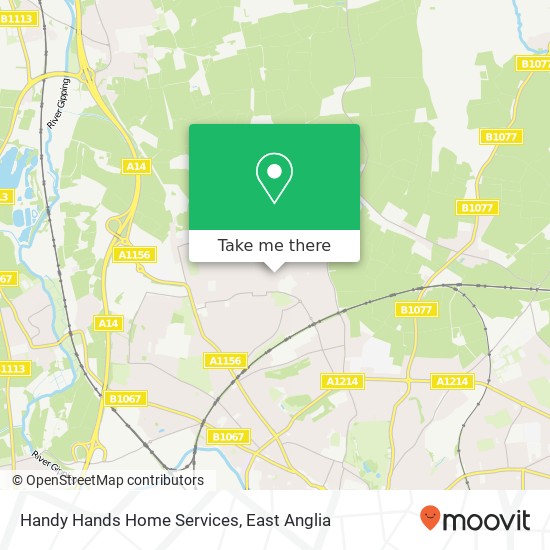 Handy Hands Home Services, Shenstone Drive Ipswich Ipswich IP1 6NT map